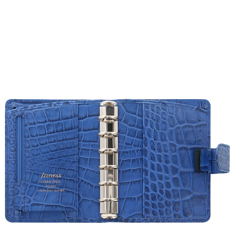 Filofax Pocket Classic Croc Organizer - Kastanje Filofax Pocket Classic Croc Organizer - Kastanje