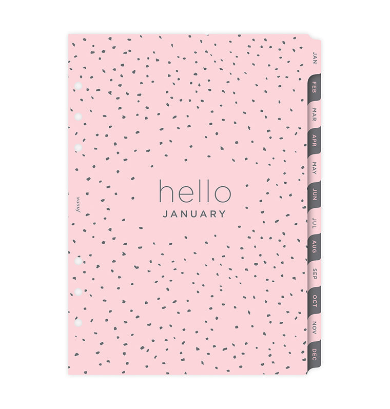 Confetti Week On Two Pages Diary - A5 2025 Multilanguage