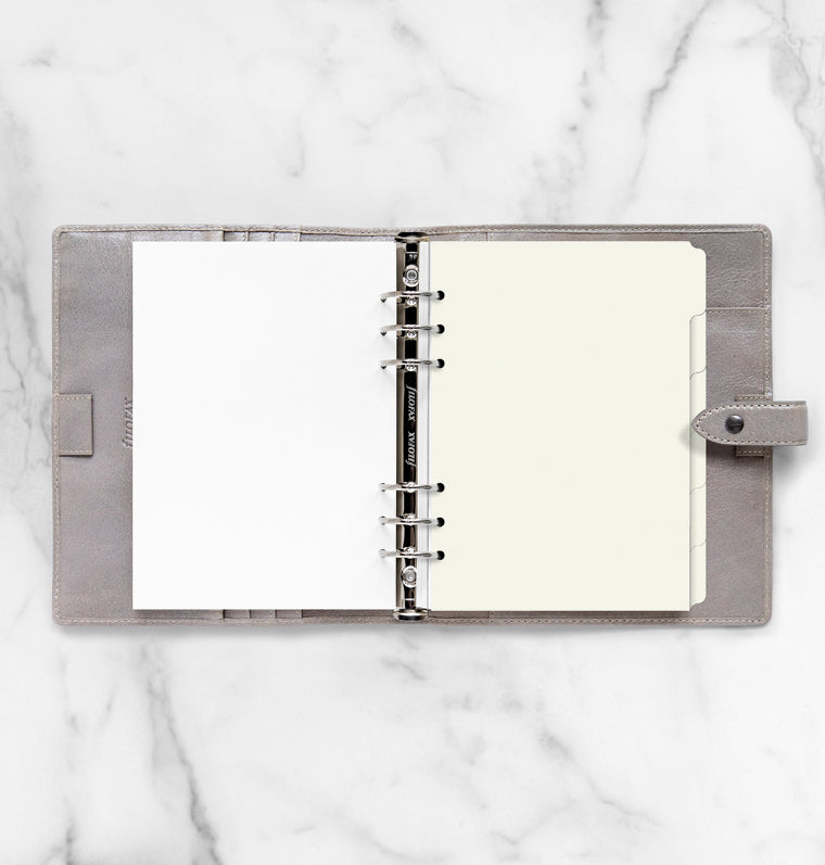 Filofax Cotton Cream Dividers - A5