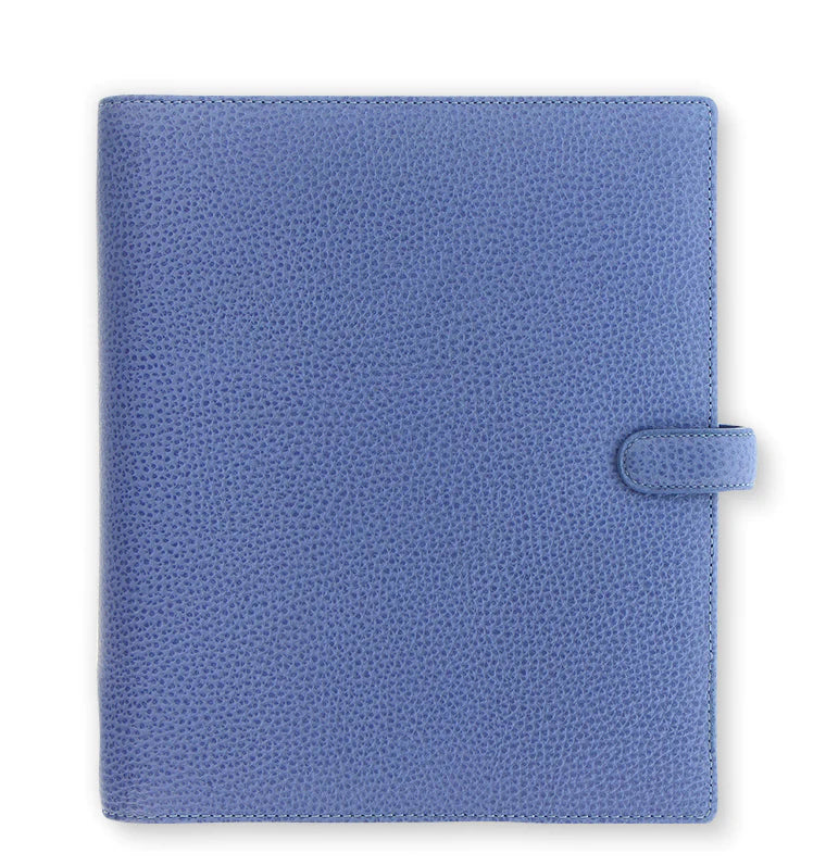 Filofax Finsbury A5 Leather Organiser in Vista Blue
