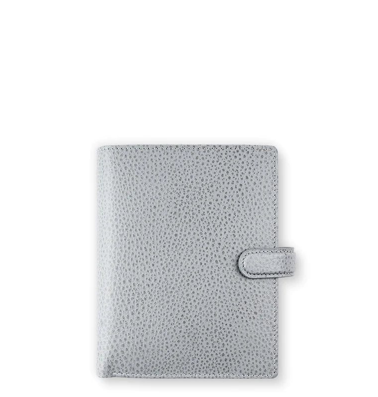 Filofax Finsbury Pocket Leather Organiser in Slate Grey