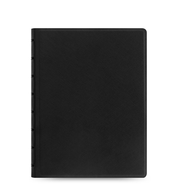 Filofax Saffiano A5 Refillable Notebook in Black