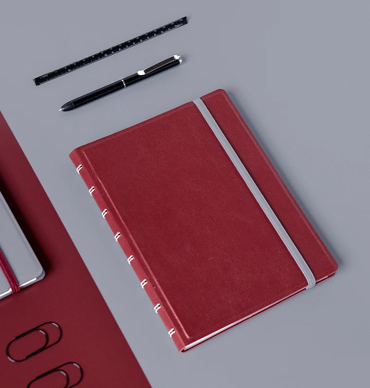 Filofax Contemporary A5 Refillable Notebook in Burgundy 