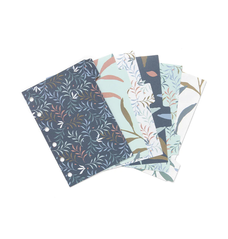 Filofax Botanical Pocket Dividers - Assorted Patterns