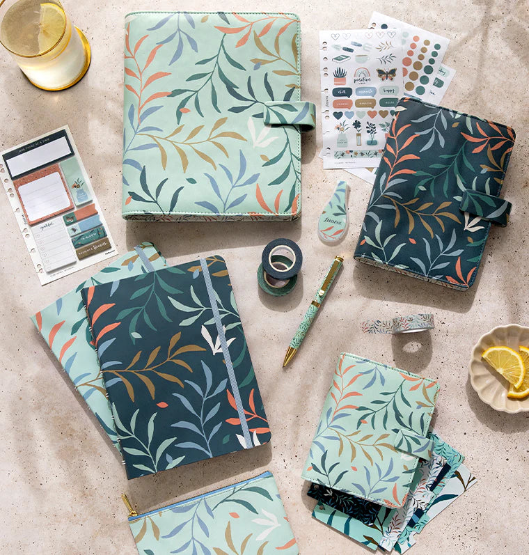 Filofax Botanical Stationery Collection - A5 Dividers for our Refillable Notebooks