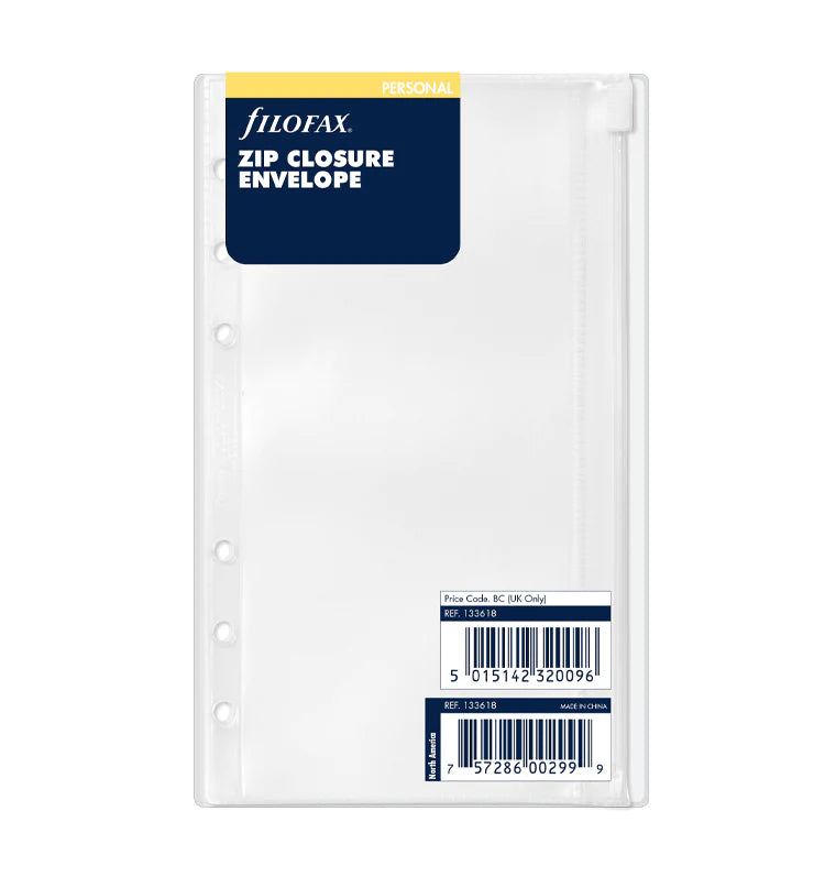 Filofax Packaging Zip Closure Envelope Personal - Filofax – Filofax AP