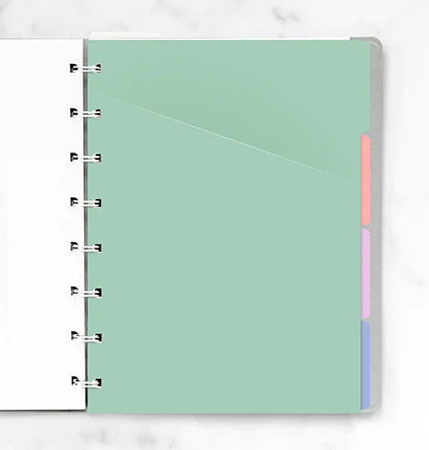 Filofax Pastel A5 Notebook Dividers