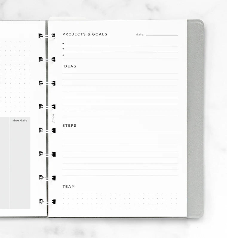 Filofax Projects & Goals Notebook Refill