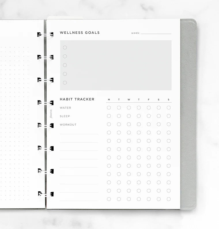 Filofax Wellness Tracker Notebook Refill - A5