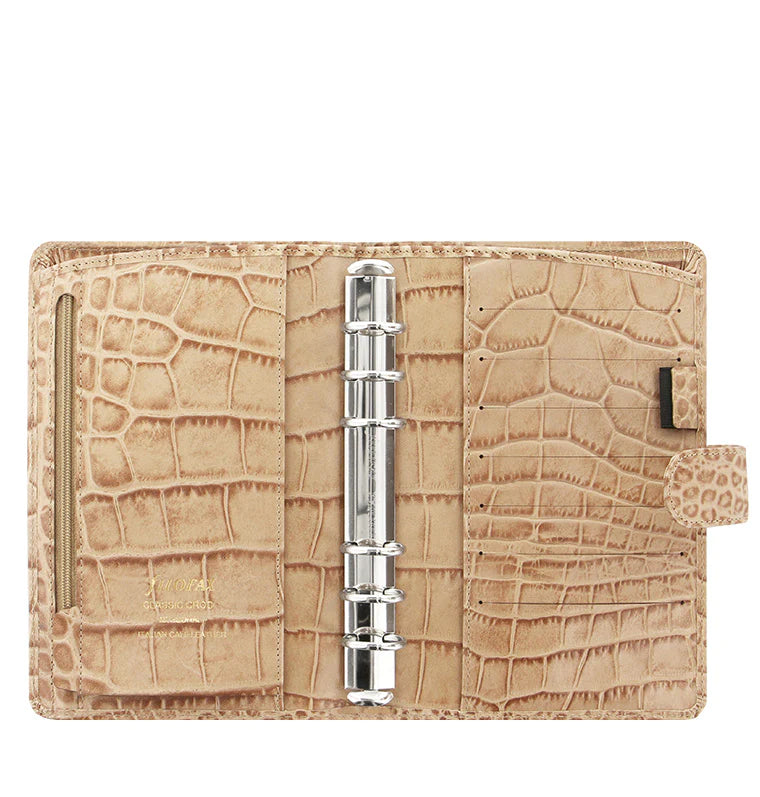 Filofax Organizer Classic Croc Pocket Organizer Silver Mist 2026 Filofax Organizer Classic Croc Pocket Organizer Silver Mist 2026