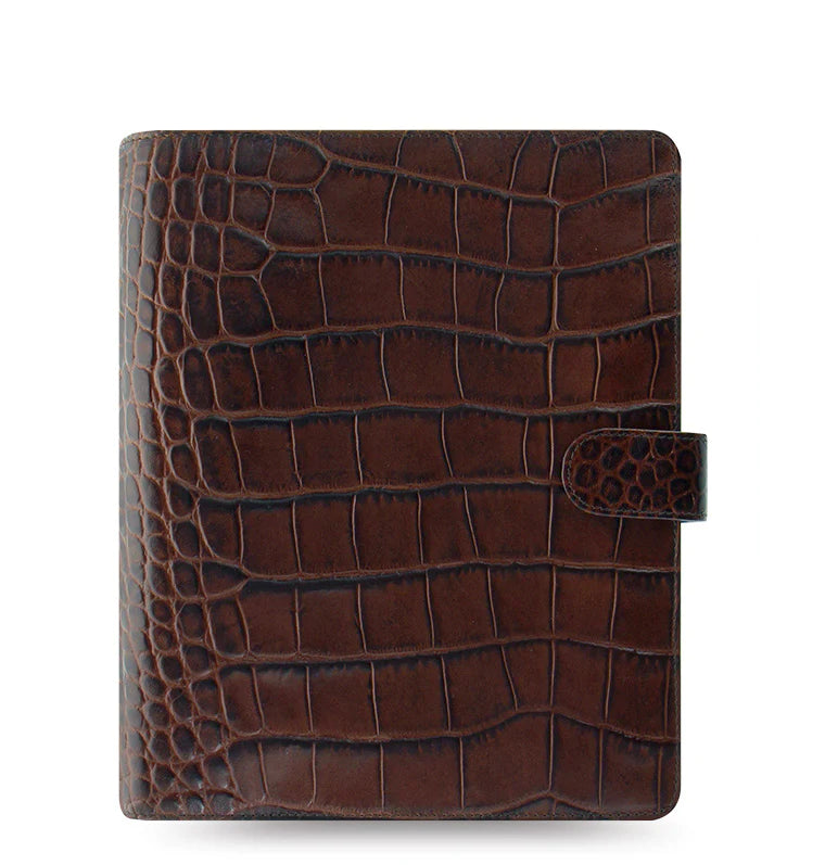 Classic Croc A5 Leather Organiser | Filofax – Filofax AP