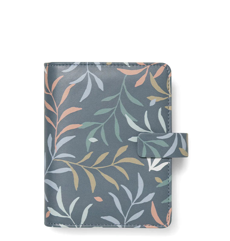 Filofax Botanical Pocket Organiser in Blue