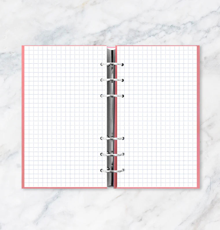 Filofax Clipbook Squared Notepaper Refill - Personal Size