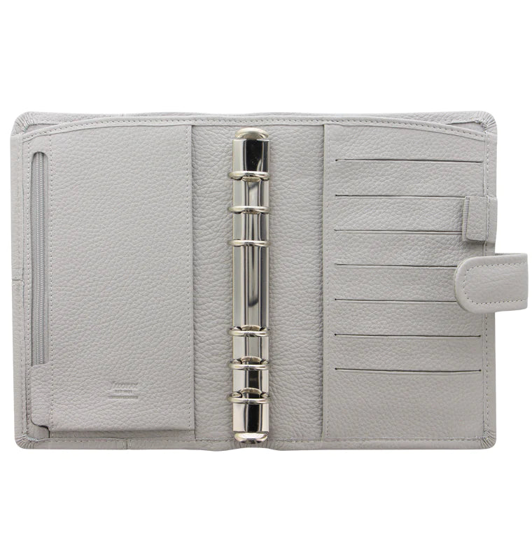 Classic Stitch Soft Grey Personal Organiser, open view