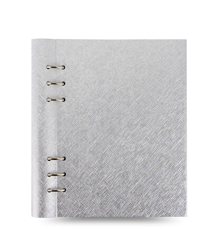 Clipbook Saffiano Metallic A5 Organiser