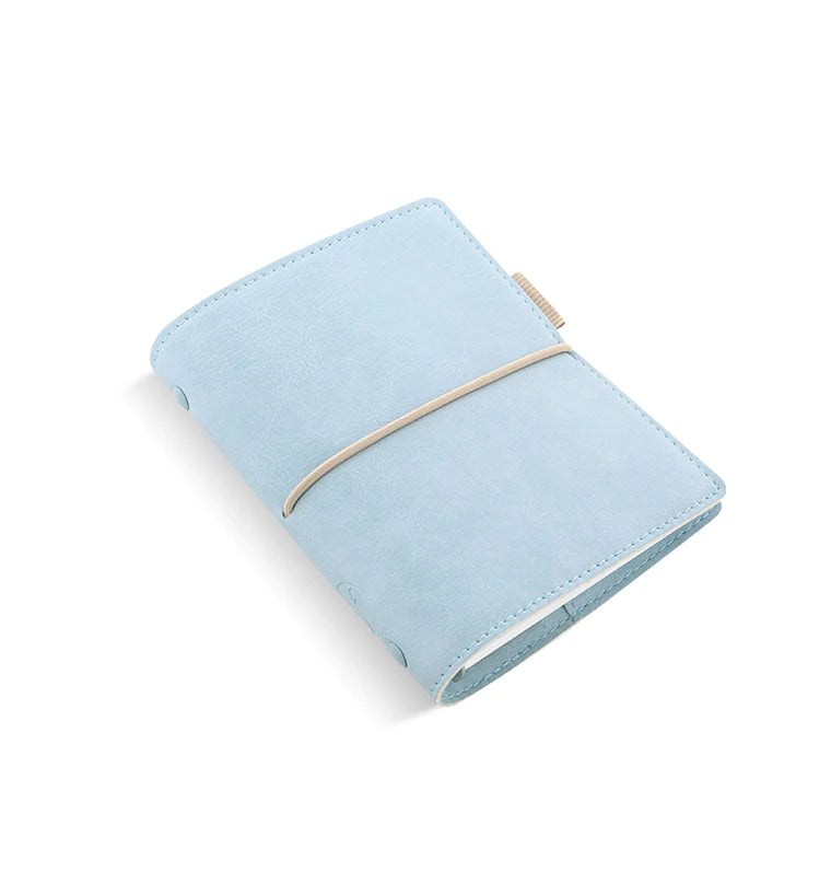 Domino Soft Pale Blue Pocket Organiser Filofax