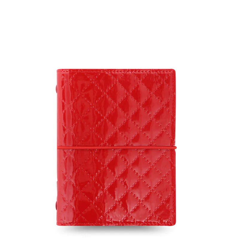 Domino Luxe Red Pocket Organiser by Filofax