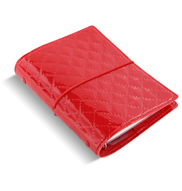 Filofax Domino Luxe Red Pocket Organiser