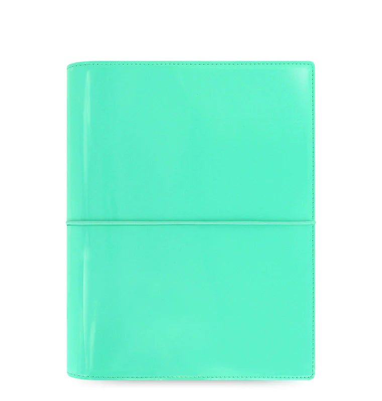Domino Patent A5 Organiser Turquoise