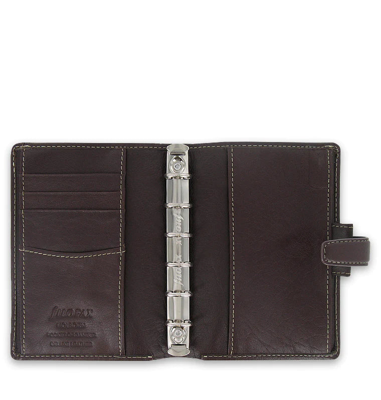 Filofax Holborn Pocket Leather Organiser in Brown