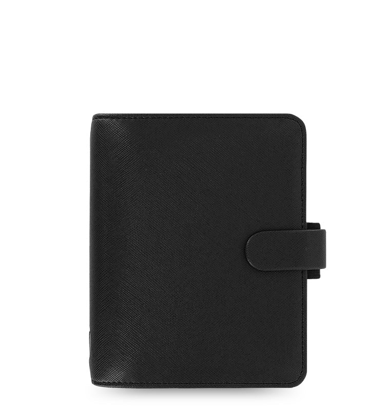 Filofax Saffiano Pocket Organiser in Black