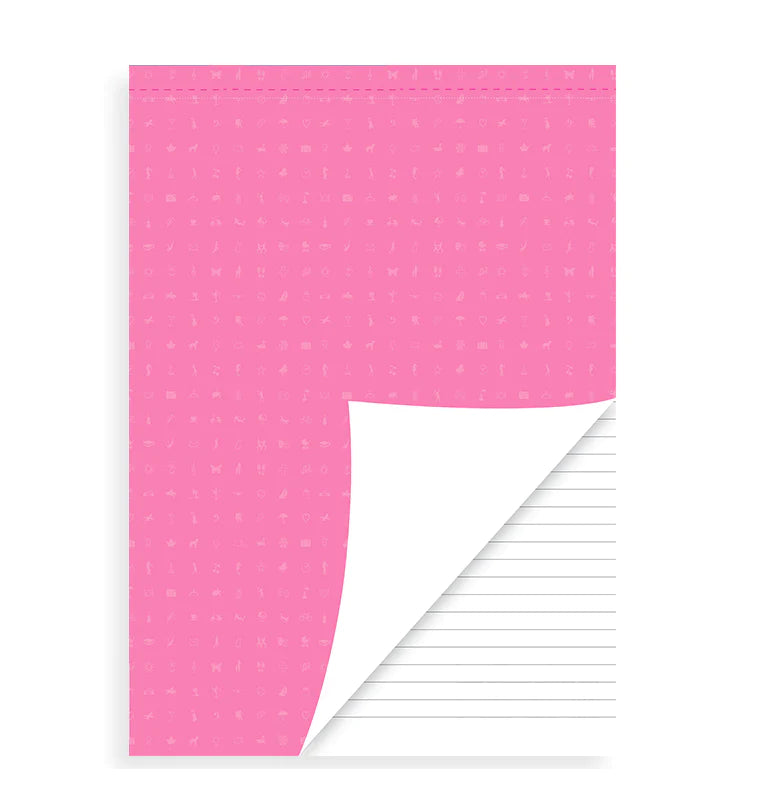 Pink Notedpad Perforated Ruled Notepad A5 Refill - Filofax – Filofax AP